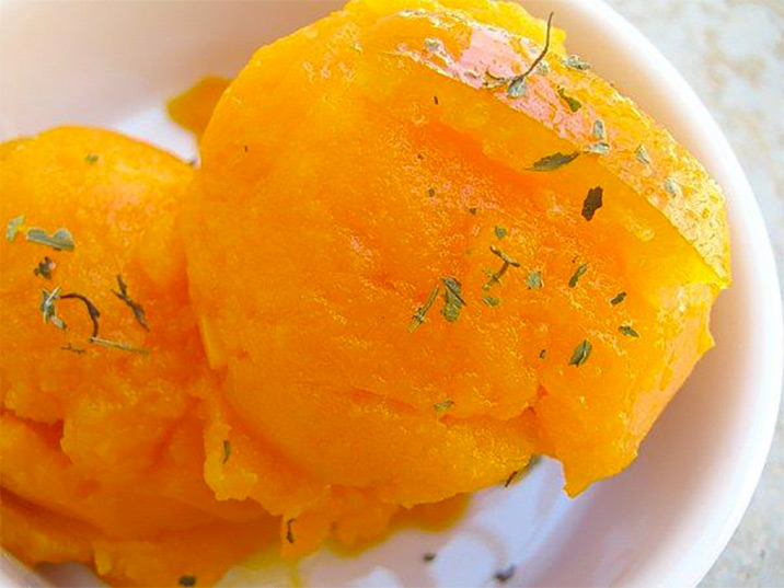Recette originale à la sorbetière : glace à la carotte et au cumin